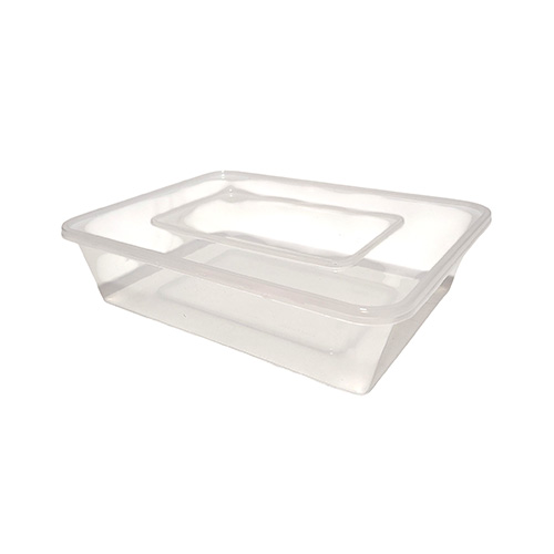 BANDEJA PLAST REUTILIZABLE C/TAPA HERMETICA 900